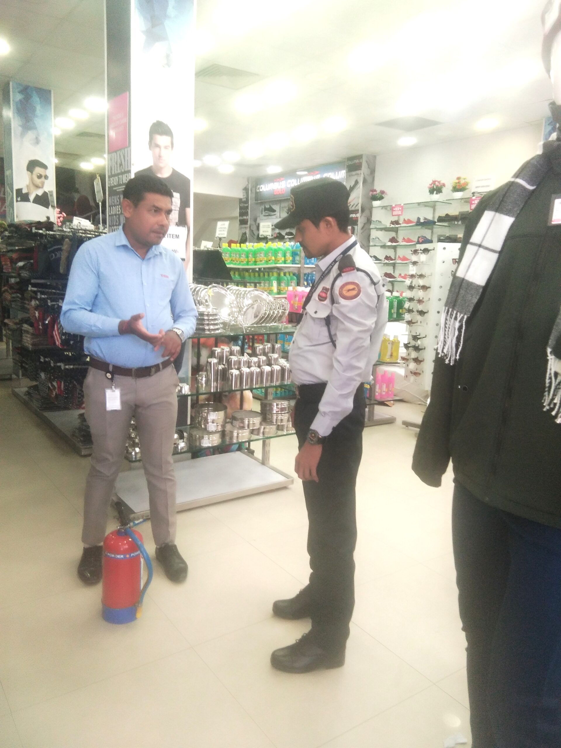 Security personnel on site